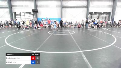 100 lbs Rr Rnd 2 - Burke Niebauer, Team Alien UFO vs Cooper Blair, Maine Trappers