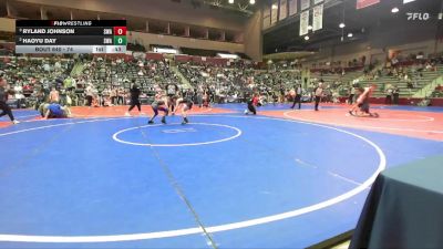 74 lbs Semifinal - Ryland Johnson, Spartan Wrestling Academy vs Haoyu Day, Spartan Wrestling Academy