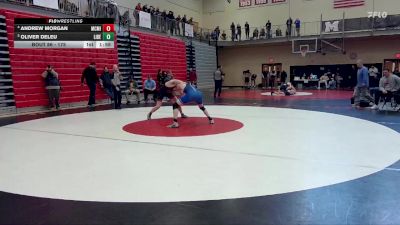 175 lbs Quarterfinal - Oliver Deleu, Liberty vs Andrew Morgan, McMinnville