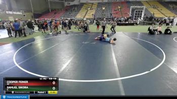 108-118 lbs Round 2 - Cooper Feiner, WI vs Samuel Sikora, IL