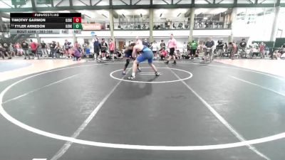 161-164 lbs Cons. Round 2 - Tyler Arneson, Winnetka (New Trier) vs Timothy Garmon, Naperville North