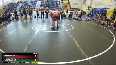 215 lbs Semis & Wb (16 Team) - Gabrial Solis, Braves WC vs Logan Silva, Altamonte WC