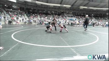 83 lbs Consi Of 16 #2 - Ellie Couch, Claremore Wrestling Club vs Kaydan Osborn, Ponca City Wildcat Wrestling