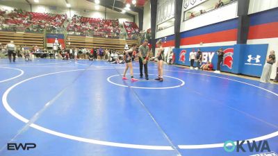 110 lbs Rr Rnd 1 - Zoey Vaughn, Sperry Wrestling Club vs Mason Sparks, Muskogee Rougher Youth Wrestling