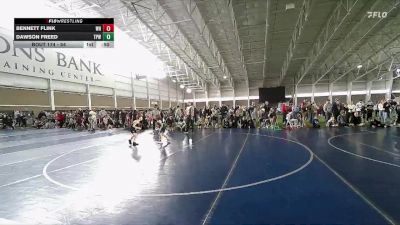 54 lbs Champ. Round 2 - Bennett Flink, Westfield High vs Dawson Freed, Team Prestige Wrestling