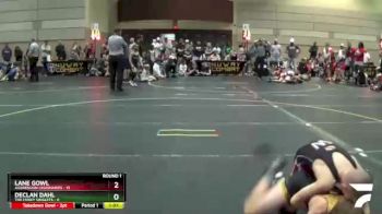 91 lbs Round 1 (6 Team) - Declan Dahl, The Funky Singlets vs Lane Gowl, Aggression Legionaries