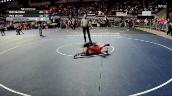 D 2 106 lbs Quarterfinal - Jase Seguin, Sam Houston vs Josh Guhman, Archbishop Rummel