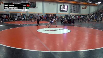 89 lbs Quarterfinal - Cael McGonegle, North Liberty Wrestling Club vs Cael Reiter, Knights Wrestling Club - Union