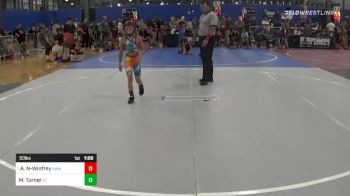 53 lbs Quarterfinal - Amir Newman-Winfrey, Hammer Time Wrestling vs Mason Turner, St. Louis Warriors