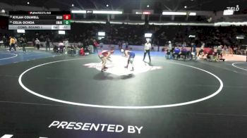 Girls 140 lbs Cons. Round 1 - Celia Ochoa, Omak (Girls) vs Kylah Colwell, Washington (Girls)