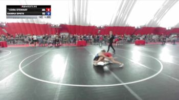 110 lbs Round 1 - Cora Stewart, Askren Wrestling Academy vs Danika Spets, Wisconsin