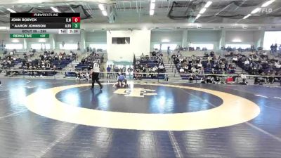 285 lbs Champ. Round 2 - Aaron Johnson, Alfred State vs John Robyck, Elmira College