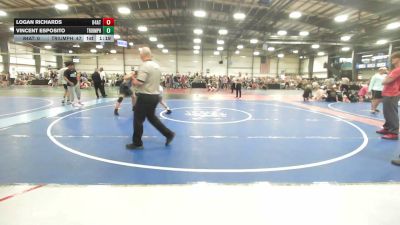 170 lbs Rr Rnd 1 - Logan Richards, 84 Athletes Black - HSB vs Vincent Esposito, Triumph Maize - HSB