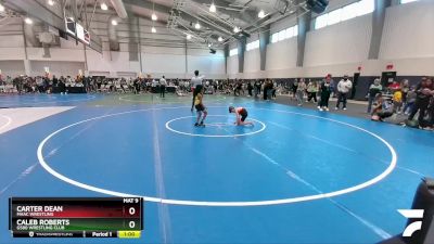 55 lbs Cons. Semi - Carter Dean, MAAC Wrestling vs Caleb Roberts, G580 Wrestling Club