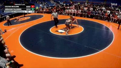 144 lbs Quarterfinals (8 Team) - Abraham Palomino, Crystal Lake (Central) vs Colton McClure, Mahomet (M.-Seymour)