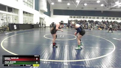 170 lbs Quarterfinal - Kiera Tamplin, Hillcrest vs Maia Baker, Santa Monica