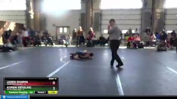 56 lbs Round 3 (8 Team) - Korbin Kiessling, PA Alliance Red vs Jaisen Sharma, Warhawks Black