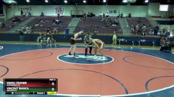 175 lbs Round 2 - Vincent Bianca, Grissom Hs vs Owen Cromer, Alexandria HS