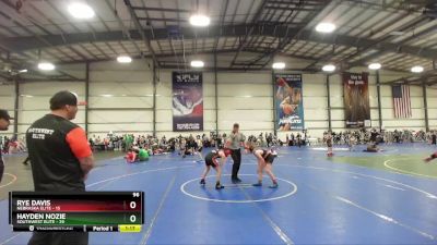 96 lbs Rd# 4- 2:00pm Friday Final Pool - Rye Davis, Nebraska Elite vs Hayden Nozie, SouthWest Elite