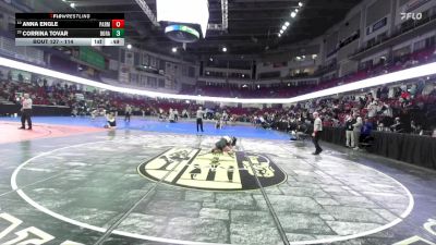 114 lbs Cons. Round 2 - Anna Engle, Parma vs Corrina Tovar, Borah