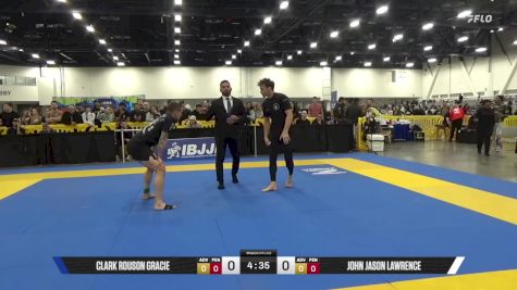 John Jason Lawrence vs Clark Rouson Gracie 2025 World IBJJF Jiu-Jitsu No-Gi Championship