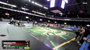 Girls 100 lbs Champ. Round 1 - Genevieve Evers, Snohomish (Girls) vs Jenny Vu, Lincoln (Tacoma) (Girls)