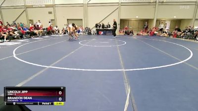 165 lbs Placement Matches (8 Team) - Lincoln Jipp, Iowa vs Brandon Dean, Colorado