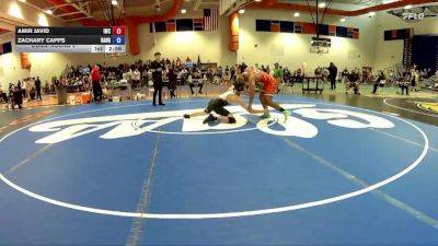 138 lbs Cons. Round 4 - Amir Javid, Integrity Wrestling Club vs Zachary Capps, Arlington
