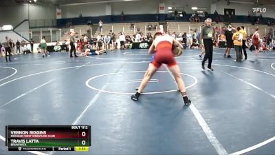 155 lbs Cons. Round 6 - Travis Latta, Brunswick vs Vernon Riggins, Michigan West Wrestling Club