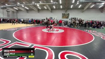 113 lbs Champ. Round 2 - Owyn Burns, Brighton vs Kaleb Wells, Roosevelt