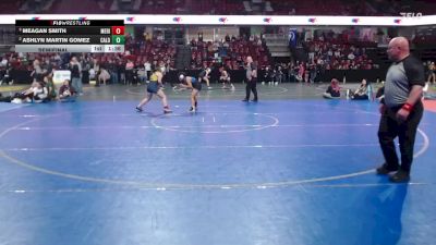 135 lbs Semifinal - Meagan Smith, Meridian vs Ashlyn Martin Gomez, Caldwell