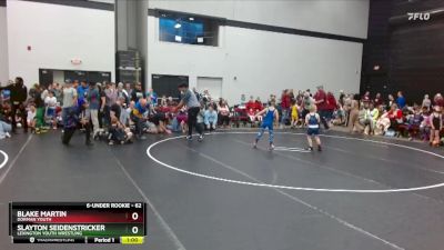 62 lbs Quarterfinal - Blake Martin, Dorman Youth vs Slayton Seidenstricker, Lexington Youth Wrestling