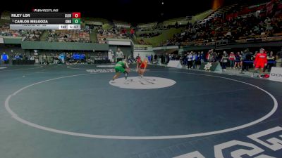 120 lbs Round Of 32 - Riley Lor, Clovis South vs Carlos Melgoza, Kingsburg