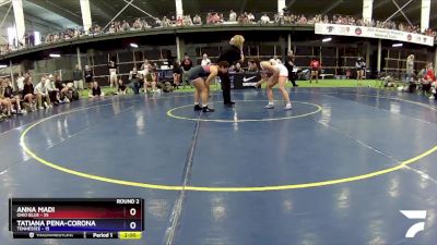 124 lbs Round 2 (6 Team) - Anna Madi, Ohio Blue vs Tatiana Pena-Corona, Tennessee