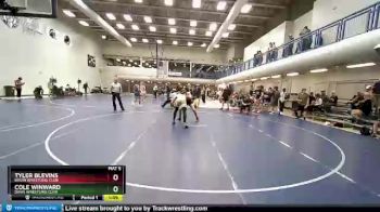 155 lbs Cons. Round 3 - Cole Winward, Davis Wrestling Club vs Tyler Blevins, Bruin Wrestling Club