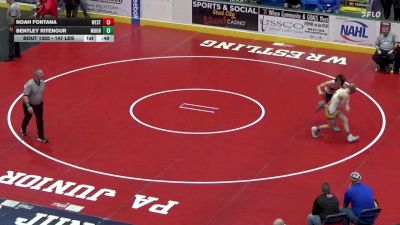 147 lbs Consi Of 32 #2 - Noah Fontana, Western Wayne vs Bentley Ritenour, Mount Pleasant
