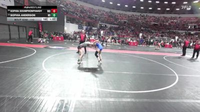 112 lbs Champ. Round 2 - Sophia Anderson, West Salem/Bangor vs Sophia Soumphonphakdy, Wisconsin