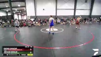 195 lbs Semifinal - Dayne Camacho, White Center Warriors Wrestling Club vs Armand Brinlee, FordDynastyWrestlingClub