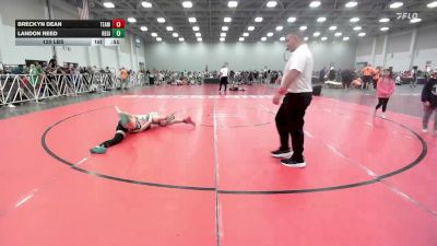 120 lbs Rr Rnd 3 - Breckyn Dean, Team RJN - EL vs Landon Reed, Region Wrestling Academy - EL