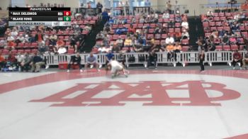 150 lbs 5th Place Match - Max DeLemos, Montgomery Bell Academy vs Blake King, Chattanooga Christian School