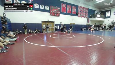 108 lbs Champ. Round 1 - Jude Meza, Redlands vs Andersen Park, North Tustin