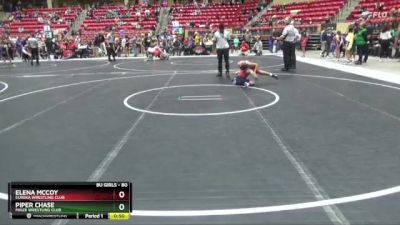 80 lbs Cons. Round 3 - Piper Chase, Maize Wrestling Club vs Elena McCoy, Eureka Wrestling Club