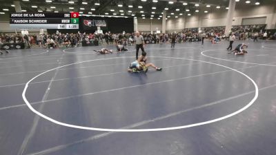 120 lbs Champ. Rd Of 64 - Jorge De La Rosa, Silverback Wrestling Club vs Kaison Schreier, MO West Championship Wrestling Club