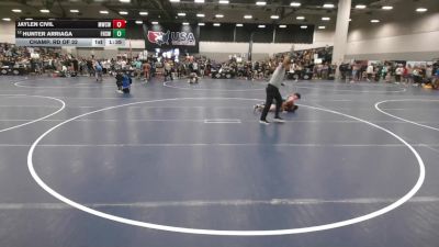 138 lbs Champ. Rd Of 32 - Jaylen Civil, MO West Championship Wrestling Club vs Hunter Arriaga, Flathead High School Wrestling