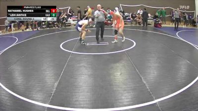 165 lbs Cons. Round 3 - Levi Justice, Calvary Chapel vs Nathaniel Hughes, Dallas