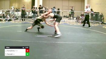 116 lbs Quarterfinal - Jackson Humphrey, High Desert WC vs Trajan Pannell, Bay Area Dragons WC