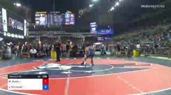 182 lbs Round Of 32 - Mark Ayala, California vs Jackson Shramek, Wisconsin
