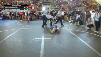 106 lbs Champ. Round 2 - Luke Russell NE5, West Geauga vs Jacob Eichhorn SW1, Miami East