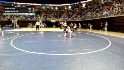 112 lbs Round Of 16 - Jadin Elsea, Meyersdale vs Emma Spencer, Saegertown