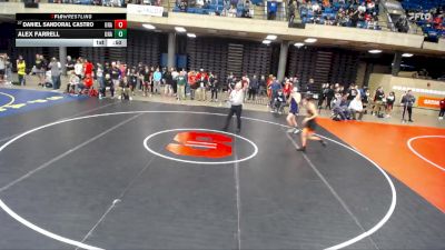 106 lbs Champ. Round 1 - Daniel Sandoral Castro, Unattached vs Alex Farrell, Unattached